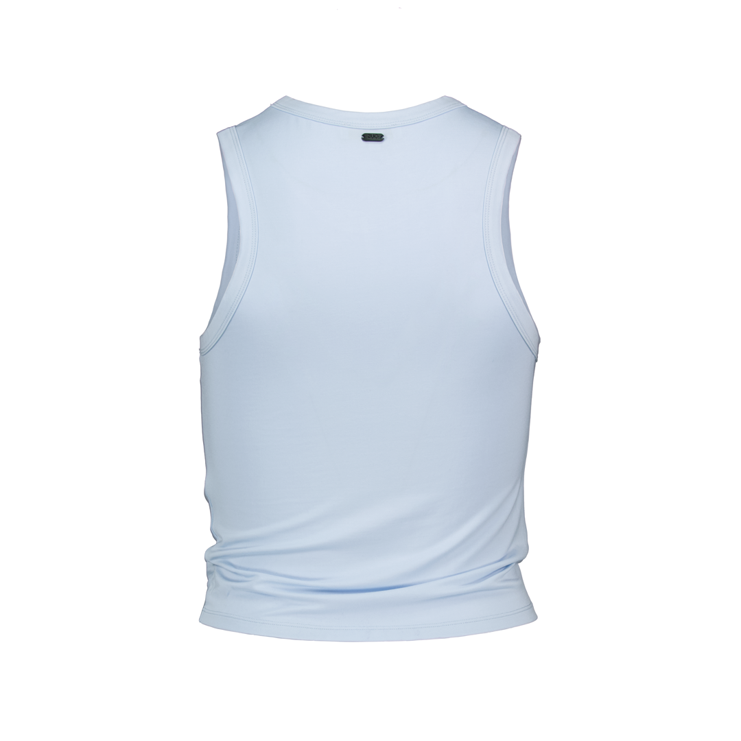 Twist Front Tank - Artic Blue