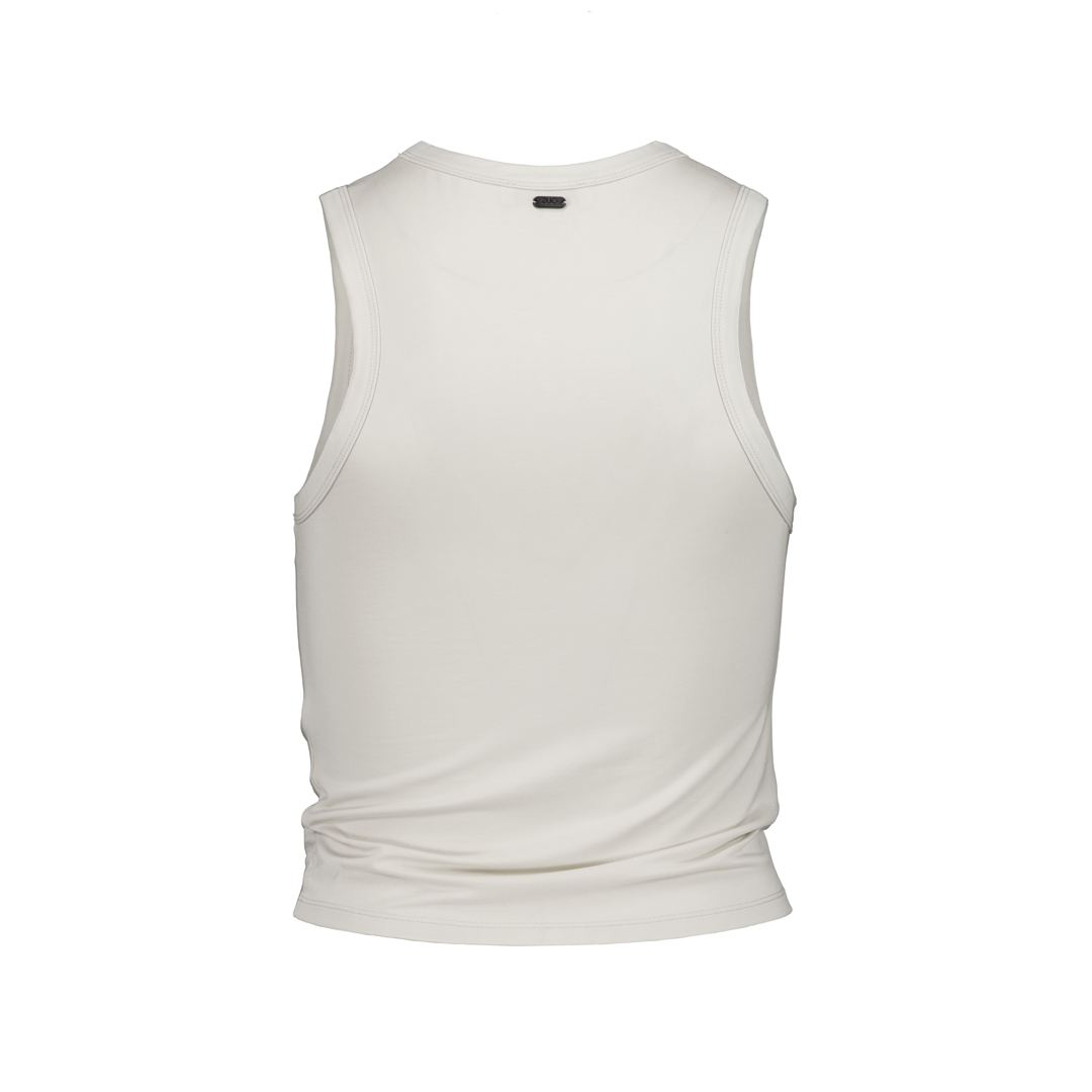 Twist Front Tank - Coconut Milk