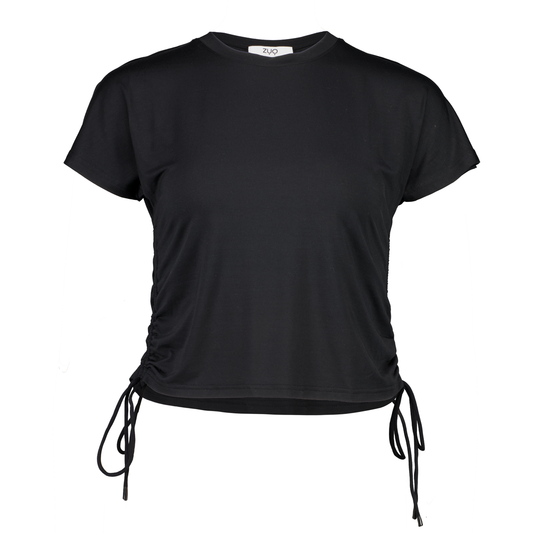 Drawstring Tee - Black