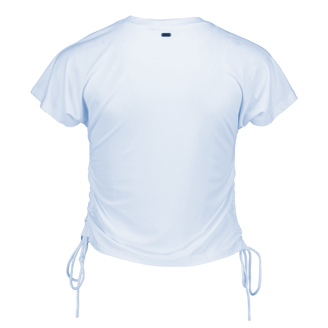 Drawstring Tee - Arctic Blue