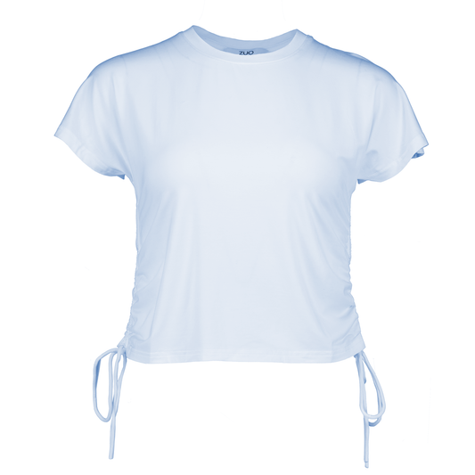 Drawstring Tee - Arctic Blue