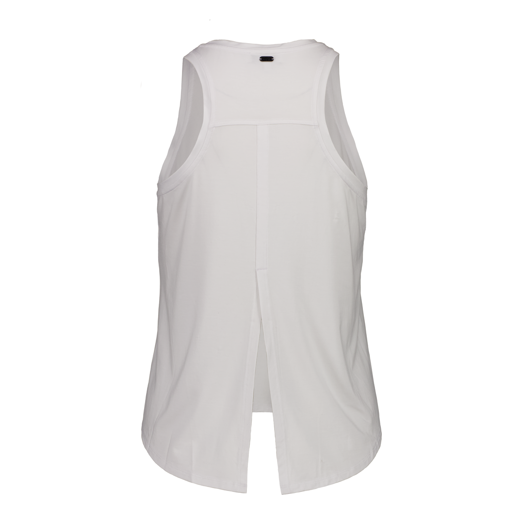 Tie Back Tank - White