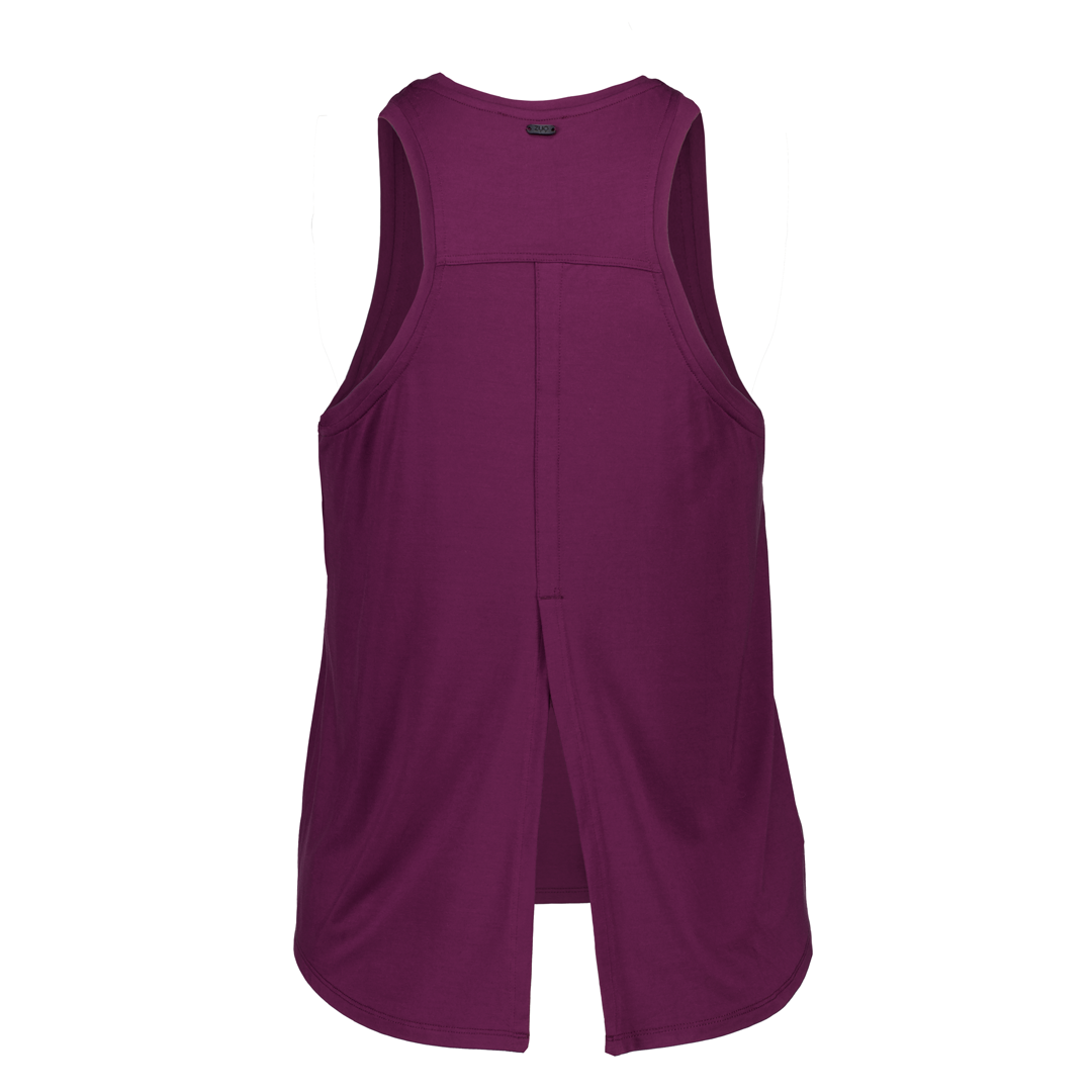 Tie Back Tank - Winter Wine