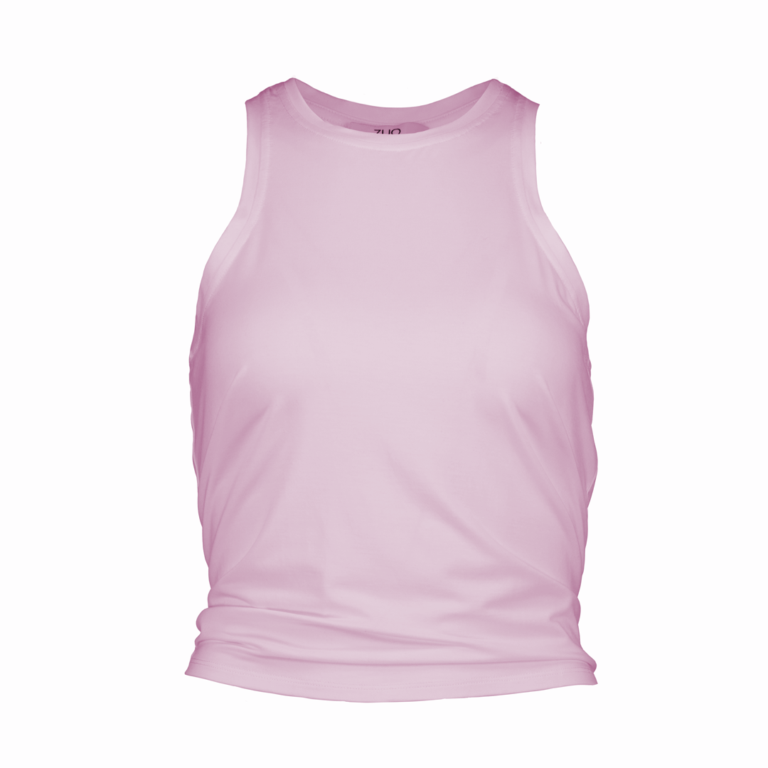 Tie Back Tank - Dusty Pink