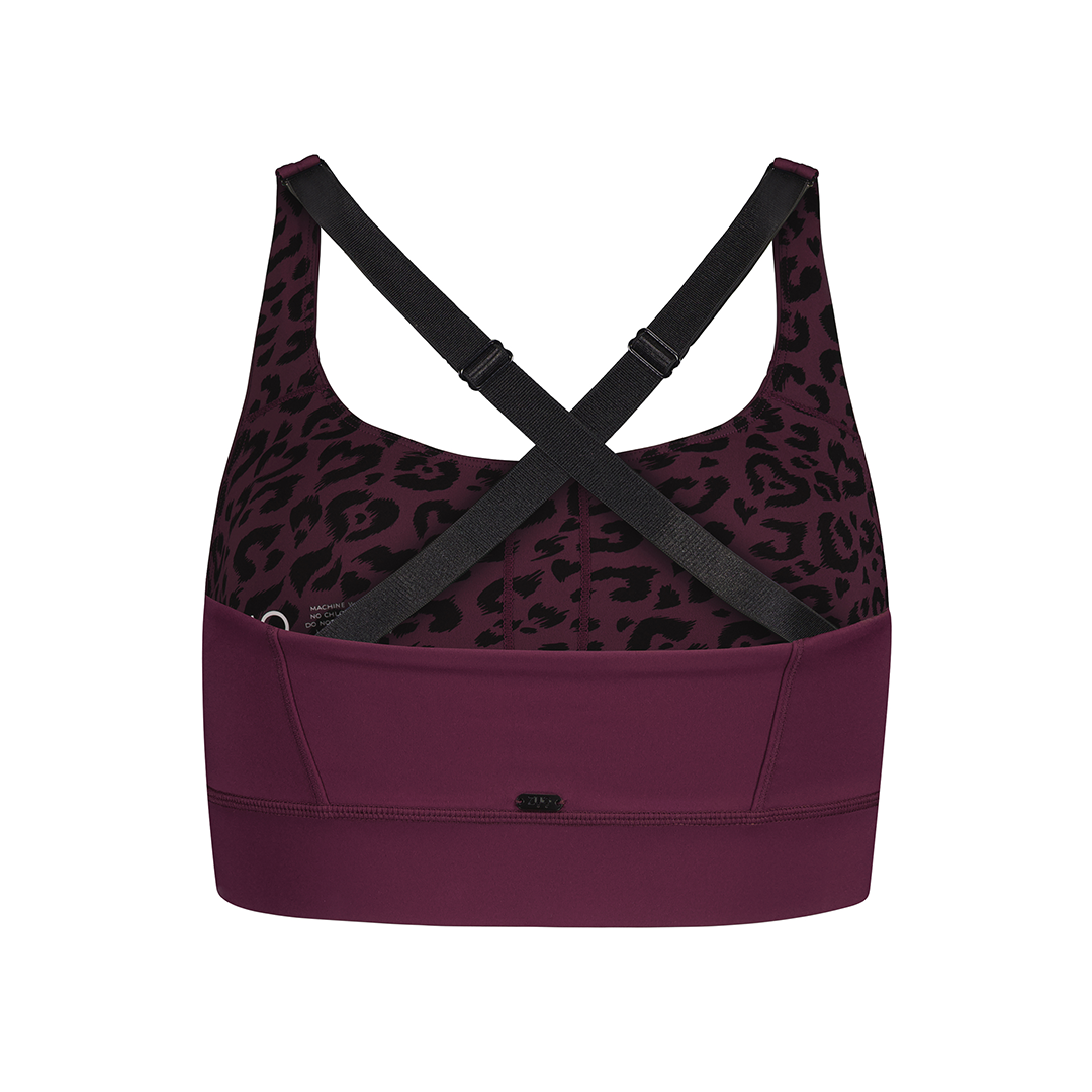 Sports Bra - Winter Wine