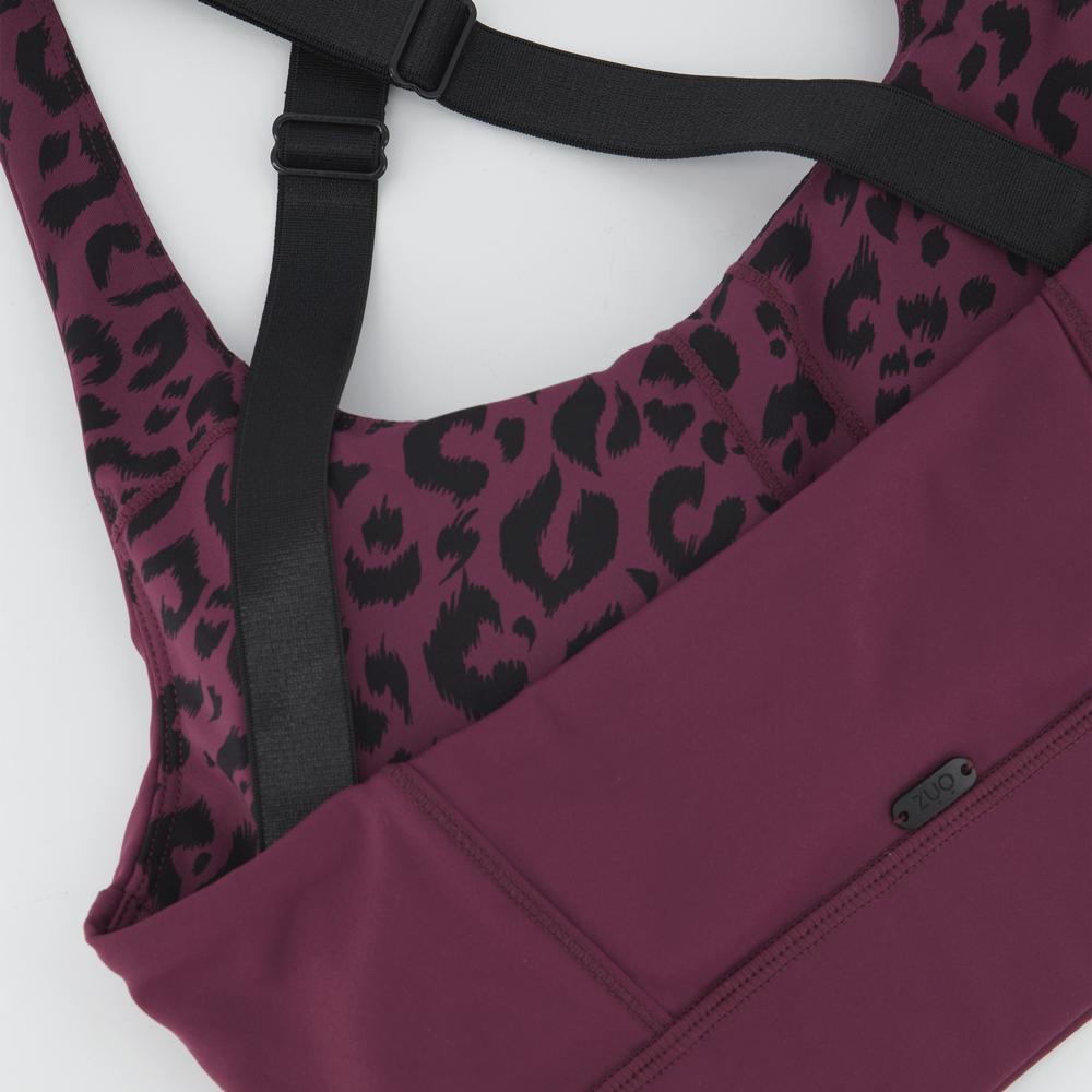 Sports Bra - Winter Wine